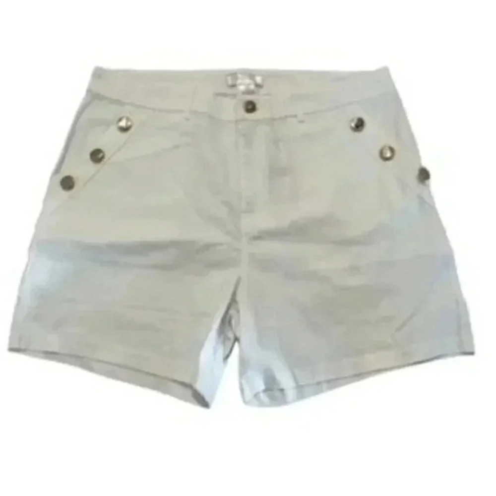 NEW‎ Stella Parker White Sailor Shorts Women’s Size 12 NWT